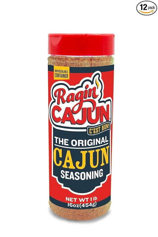 All Purpose Original Cajun Seasoning 16 oz Ragin' Cajun (Pack of 12)