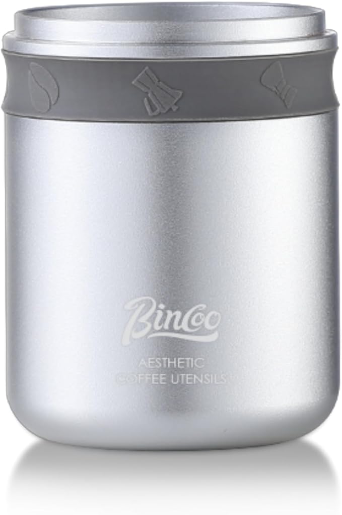 Bincoo 51mm Coffee Dosing Cup - Espresso Coffee Dosing Cup Compatible with 51mm Portafilter - Made of Aluminum,Espresso Machine Accessory for Coffee Bar Home Office(51 MM)