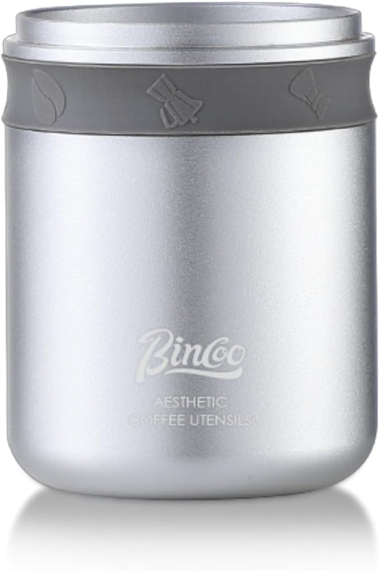 Bincoo 51mm Coffee Dosing Cup - Espresso Coffee Dosing Cup Compatible with 51mm Portafilter - Made of Aluminum,Espresso Machine Accessory for Coffee Bar Home Office(51 MM)