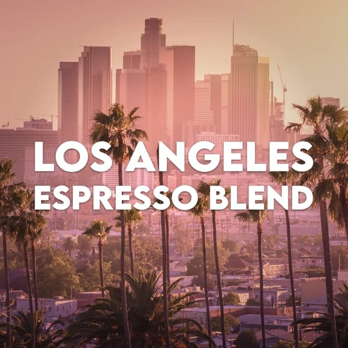 Espresso Light Roast, Los Angeles Blend, Ground, Fresh Roasted, 16-ounce