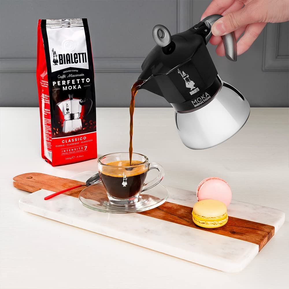 Bialetti - Moka Induction, Moka Pot, Suitable for all Types of Hobs, 6 Cups Espresso (9.4 Oz