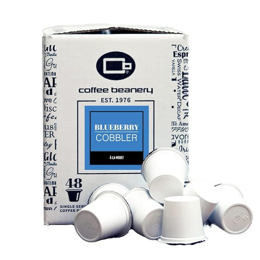 Blueberry Cobbler Coffee Pods by Coffee Beanery | 192ct Bulk Medium Roast Arbica Coffee