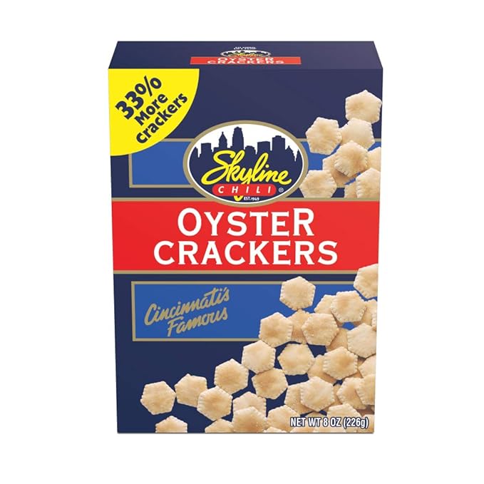 Skyline Chili, Cincinnati's Famous Oyster Crackers, 6 Ounce (Pack of 3)