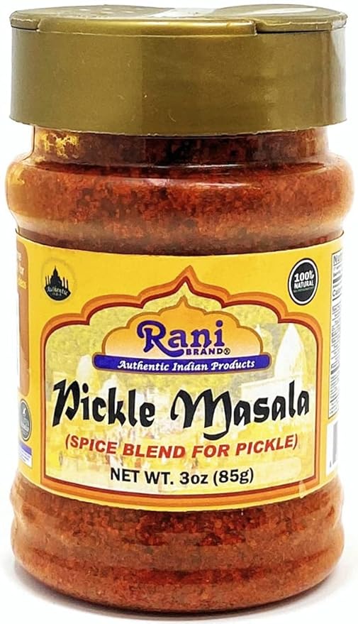 Rani Pickle (Achar) Masala Indian Spice Blend 3oz (85g) PET Jar ~ All Natural | Vegan | Gluten Friendly | NON-GMO | No colors | Indian Origin