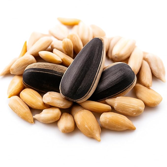 | USA Grown Raw Sunflower Seeds in Shell, 1lb | Unsalted Sunflower Seeds for Birds and for Eating