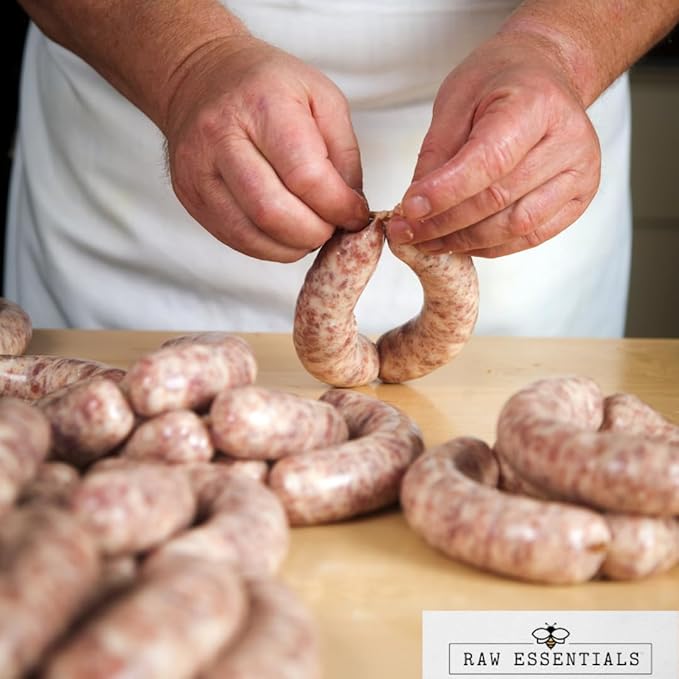 Raw Essentials Binder Flour for Sausage Making ??Neutral Flavor ??Vegan ??24 Ounce Bottle