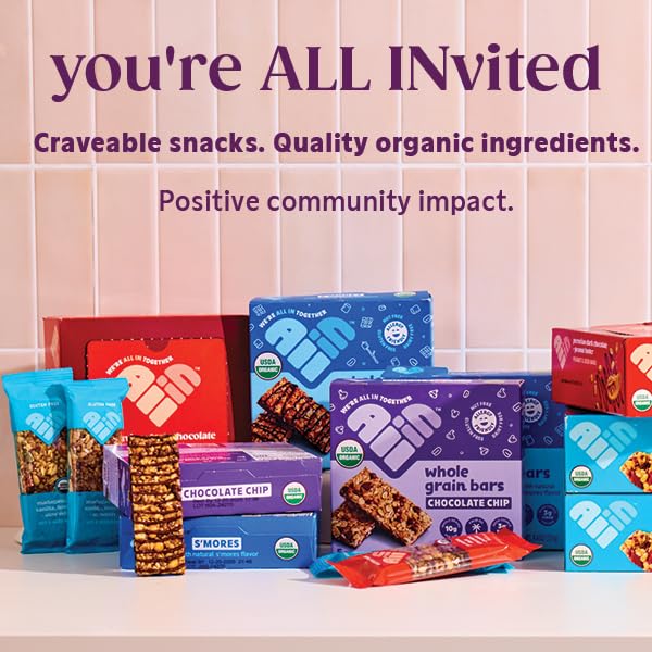 All In Snack Bars Nut & Seed Variety Pack - Madagascar Vanilla Honey Almond and Peruvian Chocolate - Gluten Free - Organic - Non-GMO (24 Pack)
