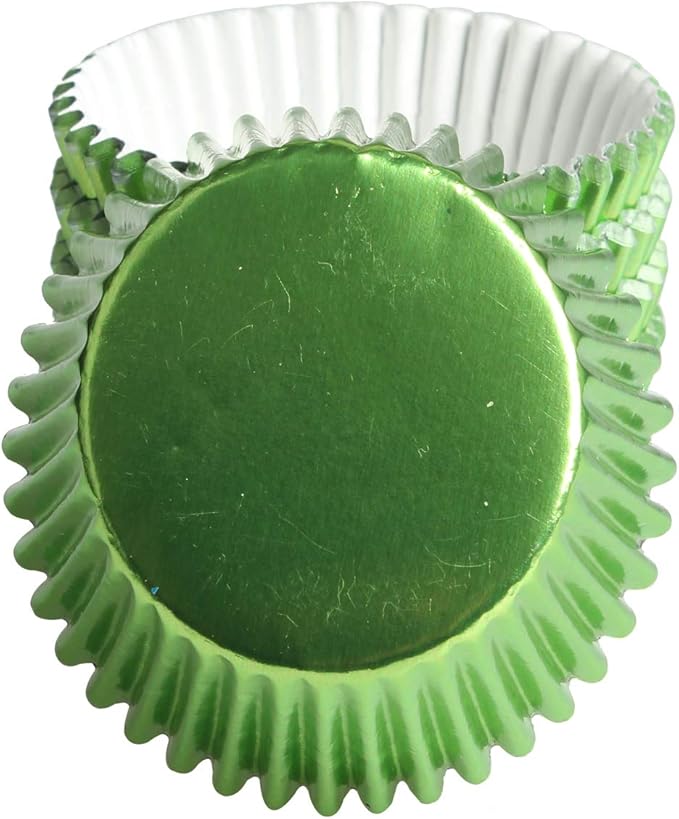 100pcs Cupcake Paper Baking Cups Wrapper Liners Cake, Foil Cupcake Liners for Baking Cupcakes(Green) ??,<div>