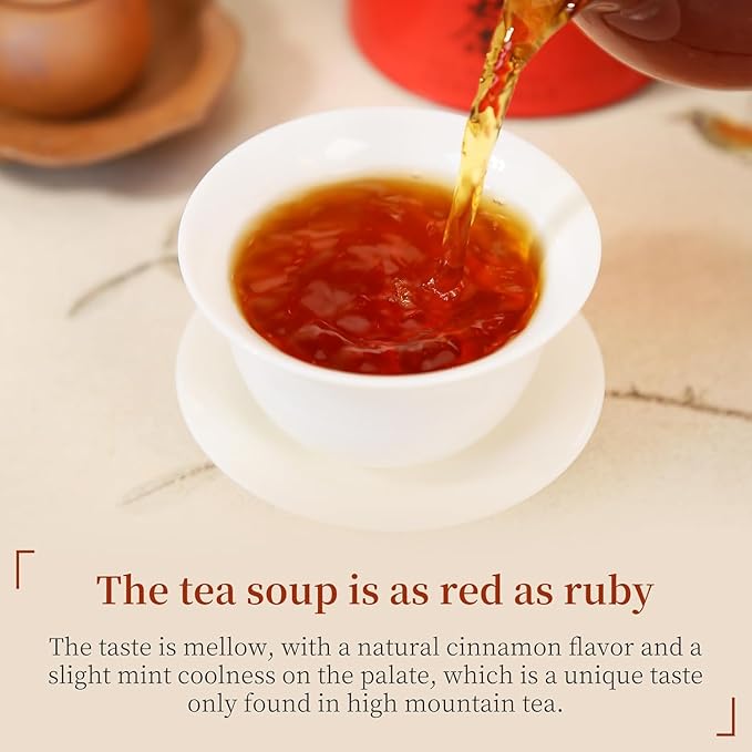 XIXICHA Taiwan Tea Black Tea Loose Leaf Red Jade Grade AAA Ruby Sun Moon Lake Taiwan High Mountain Tea 3.53oz/100g ?경ë??????경ë?????????’쬂??"<div>