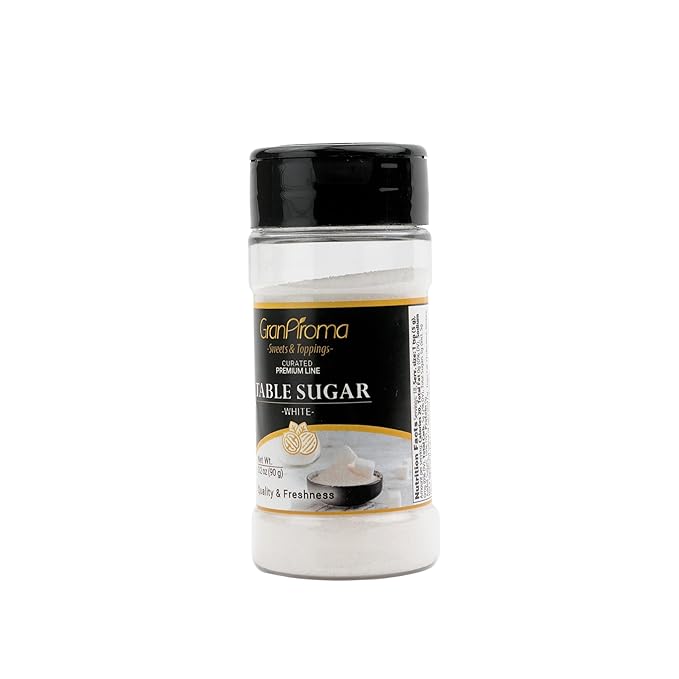 GranAroma White Table Sugar, Crystal Clear Sugar, Rich and Pure (3.2 Ounce)