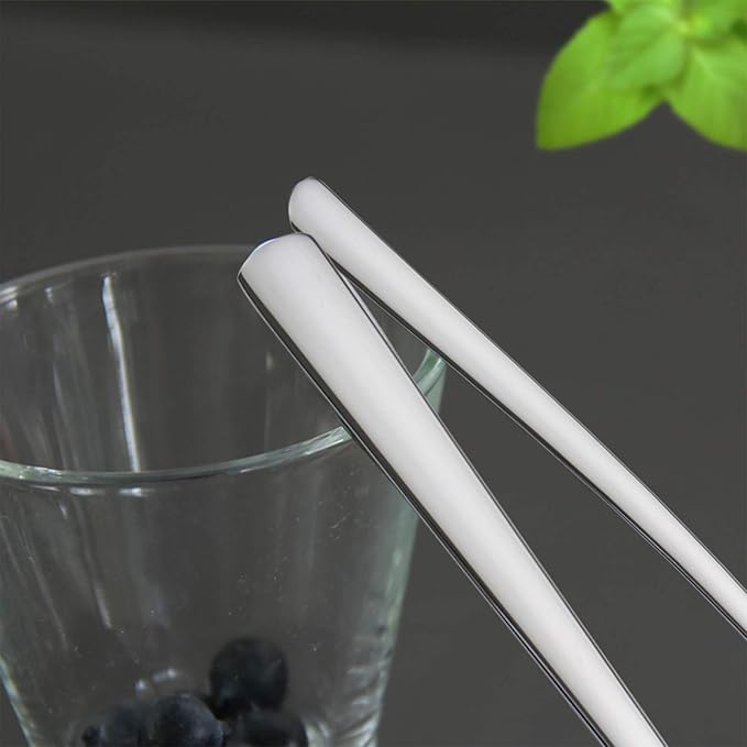 6-Pieces Teaspoons Set Stainless Steel 18/0 Tea Spoons, 6.29 Inches For Home, Kitchen Restaurant, square handle