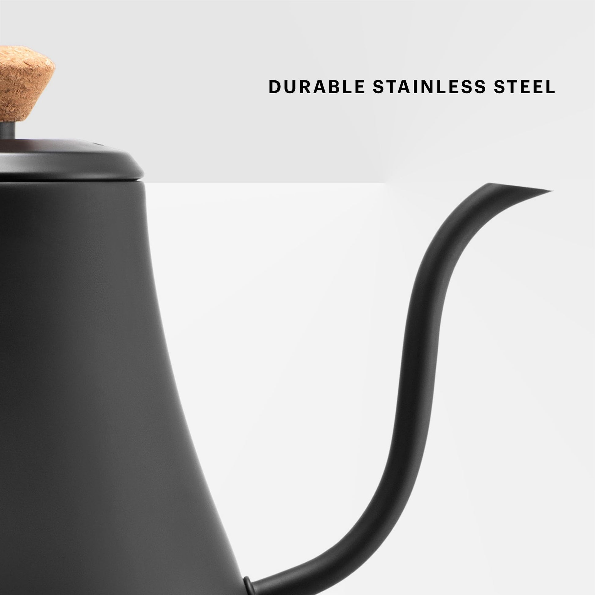 Bodum 27oz Bistro Gooseneck Electric Water Kettle, Pour Over Coffee & Tea, Stainless Steel, Matte