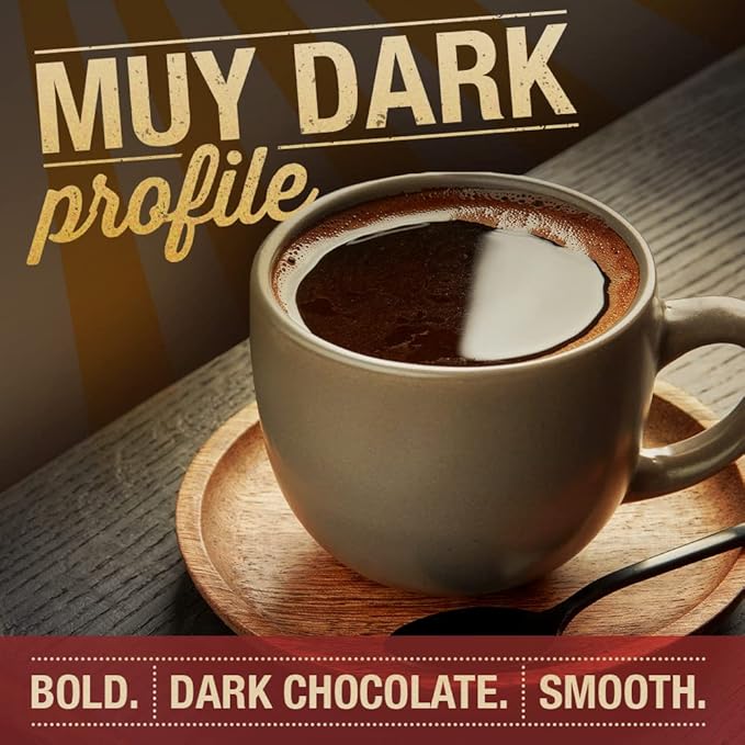 Mayorga Intense Dark Roast Coffee, 5 lb bag - Muy Macho Blend, the World's Strongest Organic Coffee - 100% Arabica Whole Coffee Beans - Bold Flavor - Specialty Grade, Non-GMO, Direct Trade