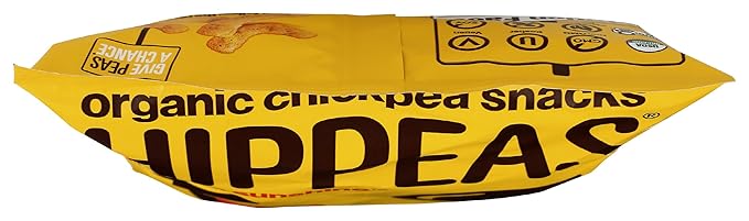 Hippeas Chickpea Puffs, Sriracha Sunshine, 4 Ounce (Pack of 1), 4g Protein, 3g Fiber, Vegan, Gluten-Free, Crunchy, Plant Protein Snacks