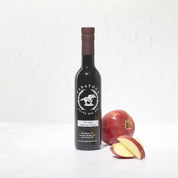 Saratoga Olive Oil Company Red Apple Dark Balsamic Vinegar 375ml (12.7oz)