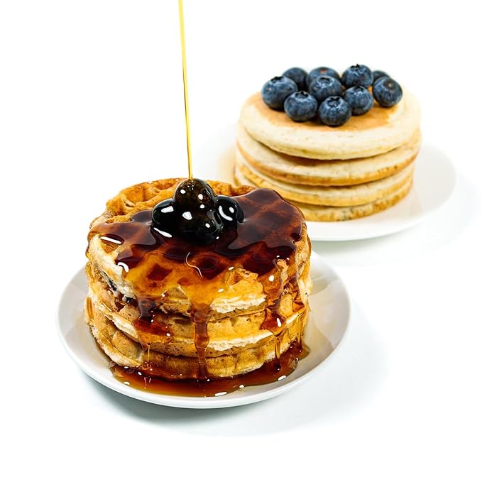 Wonderslim Protein Pancake & Waffle Mix, Blueberry, Low Sugar & Low Calorie (7ct)
