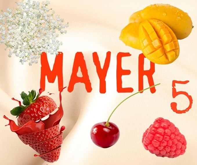 Mayer Hungarian Syrup 5-Flavor Variety Pack ??Award-Winning Artisan Fruit Syrups (Raspberry, Mango, Elderflower, Sour Cherry, Strawberry), All-Natural, No Artificial Additives, 5 × 16.9oz Bottles.