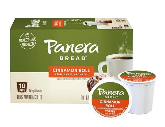 Panera Cafe Blend Cinnamon Roll Single Serve Cups (Pack of 6)