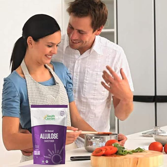 Health Garden Allulose Sweetener - Gluten and Sugar Free - Zero Net Carb - Non GMO - Kosher - Keto Friendly (14 OZ) (2)