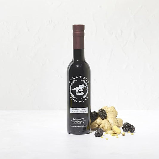 Saratoga Olive Oil Company Blackberry Ginger Dark Balsamic Vinegar 375ml (12.7oz)