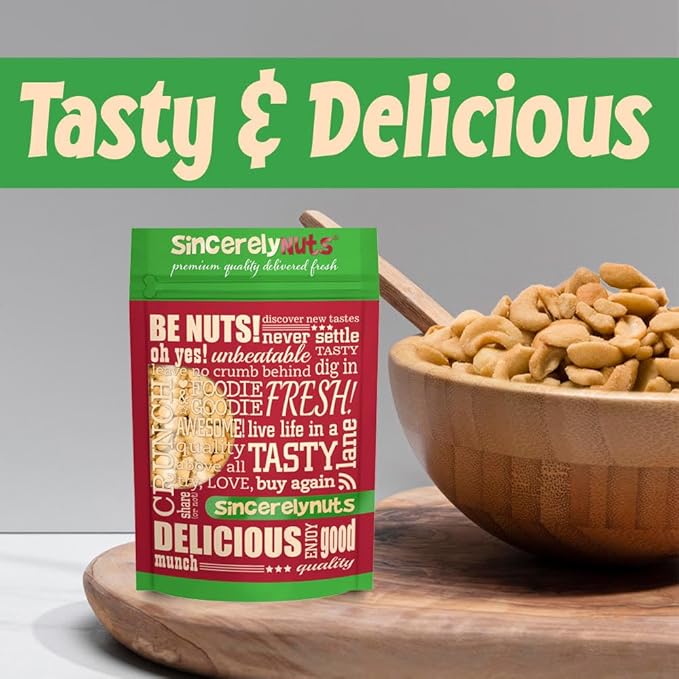 Sincerely Nuts ??Cashew Pieces Roasted and Salted | Five Lb. Bag | Deluxe Kosher Snack Food | Healthy Source of Protein, Vitamin & Nutritional Mineral Content | Gourmet Quality Vegan Nut