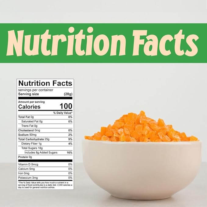 Sincerely Nuts Diced Mangos (3 LBS)-Nutritious and Satisfying Tropical Fruit-Healthy Alternative for Sweet Tooth- Gluten-Free Food, Vegan, and Kosher Snack-The Perfect Snack for the Whole Family