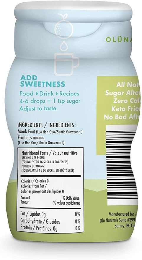 SweetMonk - 100% Pure Original Monk Fruit Sweetener Liquid Sugar Substitute - 50ml | No Water Added MonkFruit Extract | 0 Calorie Keto Friendly MonkFruit Drops | Vegan, Gluten Free | No Stevia (3-pack)