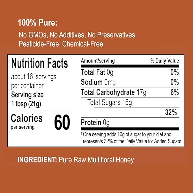 Goldswarm Premium Raw Honey – Pure & 100% Natural Multifloral Honey from West Africa, Award-Winning Taste 2025, Non-GMO, Traceable from Hive to Hand (12 oz Jar)