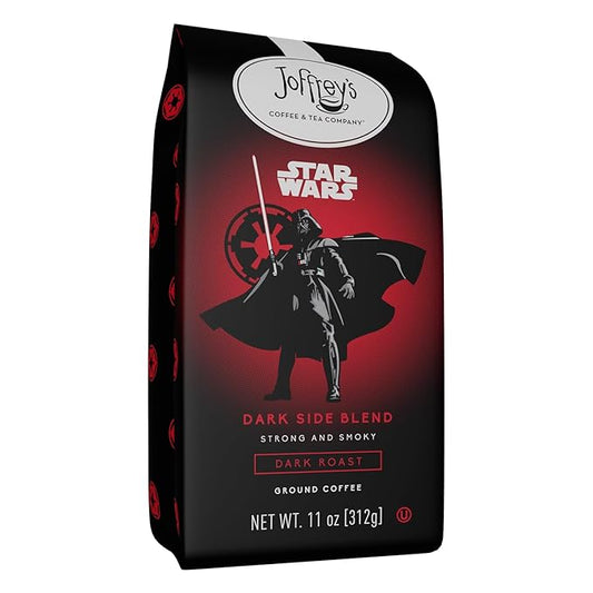 Joffrey's Coffee - STAR WARS??Dark Side Blend, STAR WARS Licensed Coffee Collection, Artisan Dark Roast, Strong & Smooth Taste, Brew or French Press (Ground, 11oz)