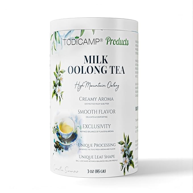 Milk Oolong Tea Loose Leaf ??Premium Chinese Oolong Tea 3oz | Double Milky Aroma & Smooth Taste | Bulk Loose Leaf Tea Tin | Afternoon & Asian Tea