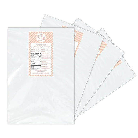 Printable Edible Wafer Paper Sheets from paper2eat (0.40 mm - 200 sheets/Vanilla)