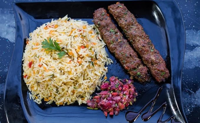 Sadaf Ground Meat Kabob Seasoning - Ground Meat Seasoning for Cooking - Kebab Seasoning - Middle Eastern Cuisine - Persian Kabob Spice - 2.5 Oz Bottle with Shaker Top