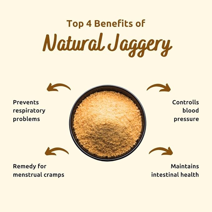 Danodia Foods Organic Jaggery Powder 2 lbs, Natural Sweetener for Tea & Coffee, Non-GMO & Vegan, Nutrient-Rich, Resealable Pouch, Indian Origin