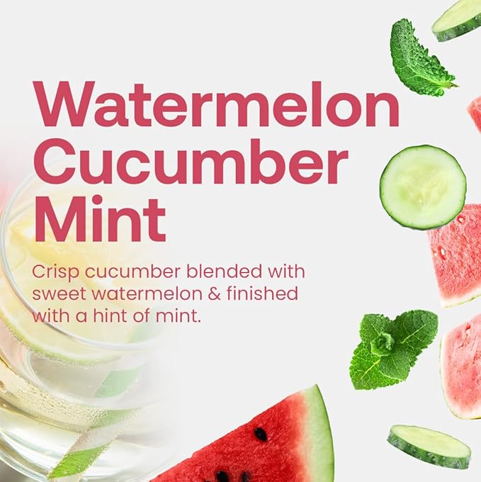 Dr. Smoothie Refreshers Watermelon Cucumber Mint – Made with Real Fruit Juice – Drink Concentrate