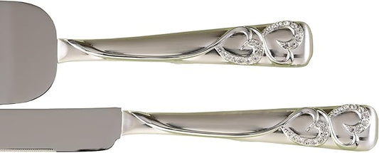Sparking Love Cake Knife and Server Set, Standard