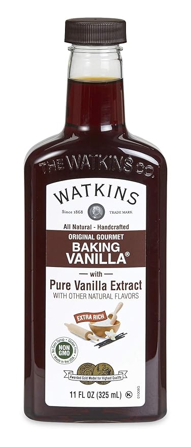 Watkins Pure Lemon Extract (11 oz.) and Watkins All Natural Original Gourmet Baking Vanilla (11 oz.)