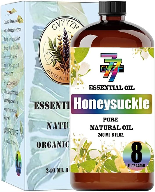 Honeysuckle Essential Oil (8 oz / 240 ml) ??Honeysuckle Oils for diffusers, humidifiers, Home Baths, Cleaning Products, Yoga, DIY Soaps and DIY Scented Candles