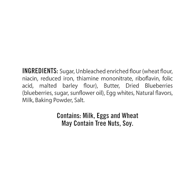 Tate's Bake Shop Blueberry Crisp Cookies, Limited Edition, 4-7 oz Bags