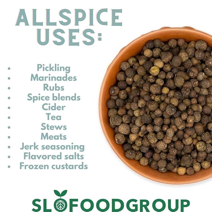 Slofoodgroup Allspice Berries Whole for Cooking, Pimento Berries from Guatamela - 8 oz