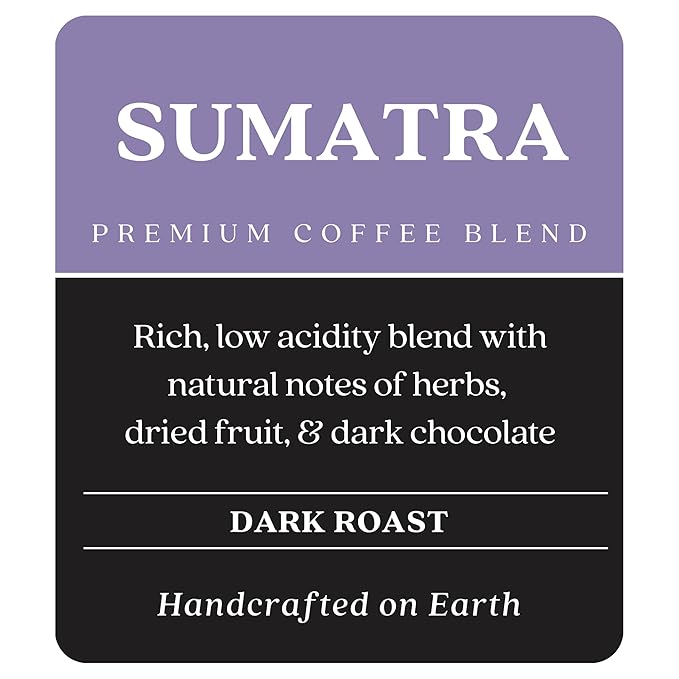 Copper Moon Whole Bean Coffee, Dark Roast, Sumatra Blend, 5 Lb