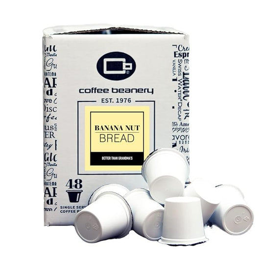 Banana Nut Bread Coffee Pods by Coffee Beanery | 192ct Bulk Medium Roast Arbica Coffee