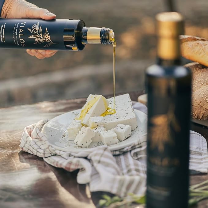 Yialós Extra Virgin Olive Oil from Greece ??2025 NYIOOC Winner | Small Batch, Single Estate, 100% Koroneiki | Cold Pressed, High Polyphenols | 500 mL Glass Bottle