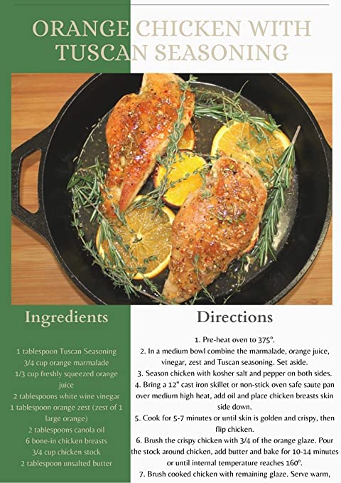 VICTORIA TAYLORS: Tuscan Seasoning, 2.3 oz (Single Tusan Cube) Bring the warmth and richness of Tuscany right to your kitchen.