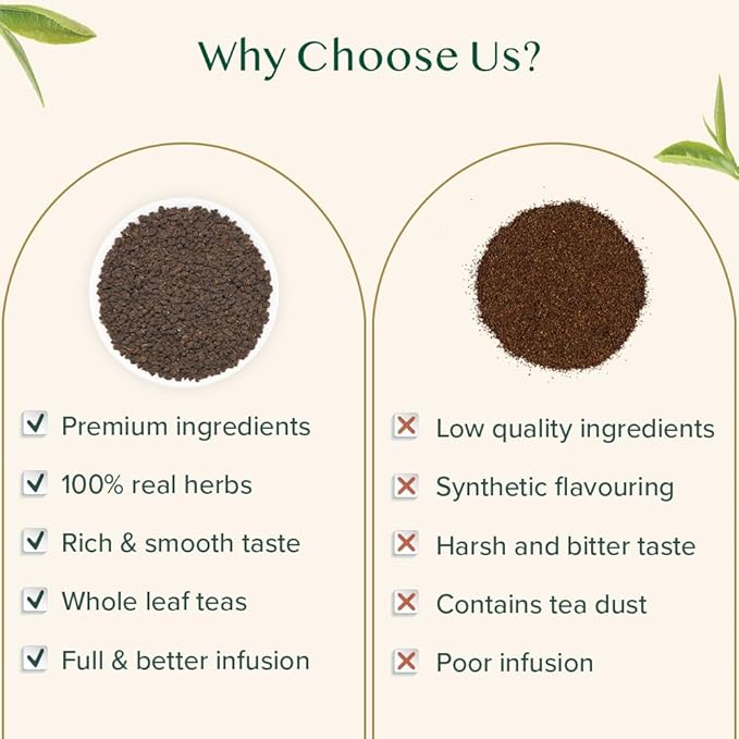 VAHDAM Assam CTC Black Tea Loose Leaf (100+ Cups) | STRONG, BOLD & RICH | 100% PURE | EVERYDAY ASSAM MILK TEA | 9oz