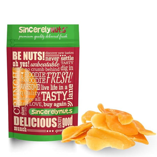 Sincerely Nuts Dried Mango Slices Lightly Sweetened & Unsulfured 2LB Bag - Antioxidant Rich - Scrumptious Taste - Guaranteed Freshness ??Kosher Certified