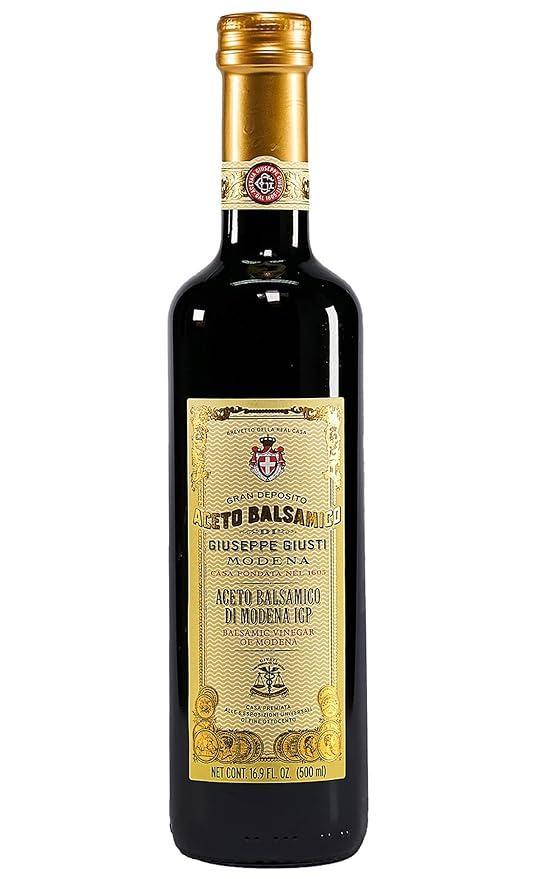 Giusti Balsamic Vinegar of Modena IGP ??Authentic Italian Aceto Balsamico di Modena IGP, Made in Italy, Perfect for Marinades, Vinaigrettes & Sauces ??16.9 fl oz (500 ml) - Pack of 1