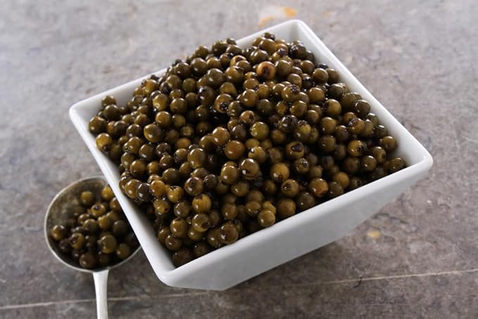 Sanniti Peppercorns in Brine | Imported from Spain | Great for Sauces, Soups, Meats and Light Dishes, 3.9 oz (Pack of 2) (Green)