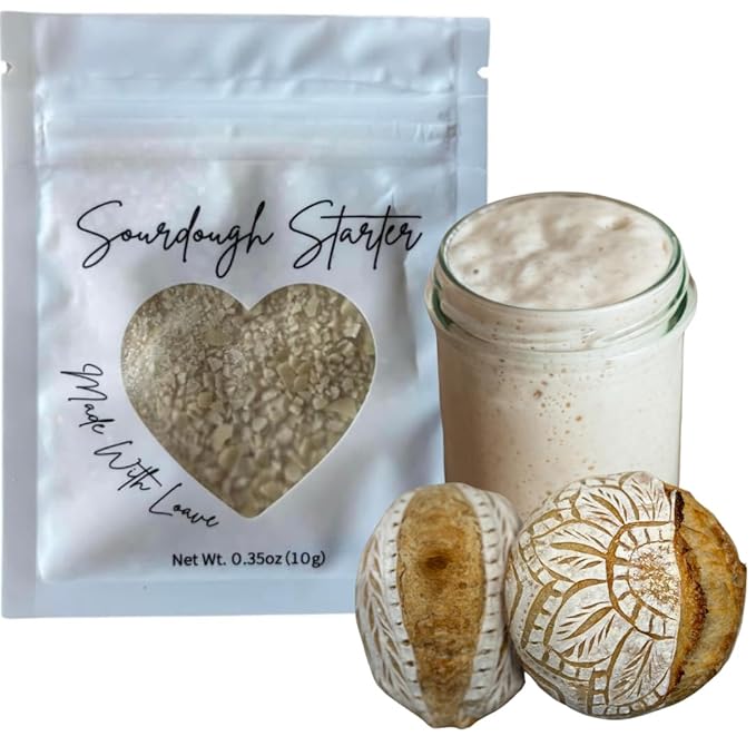 Dehydrated Sourdough Starter by Made With Loave | INCLUDES Recipe | Beginner Friendly | As Seen On TikTok | 10g