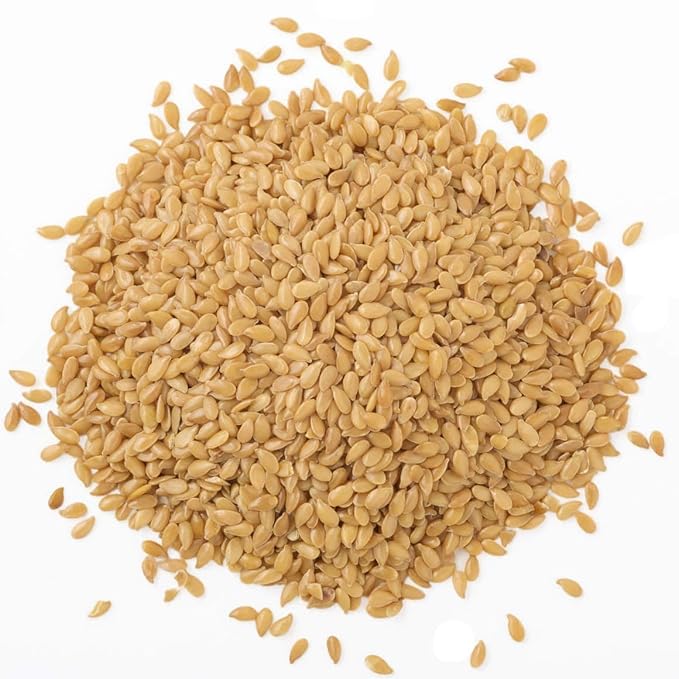 Food to Live Organic Golden Flax Seeds, 5 Pounds ??Whole Raw, Non-GMO, Kosher, Vegan, Bulk. Rich in Omega-3 Fatty Acids, Protein, Dietary Fiber. Great for Smoothies, Salads, Granola, & Baked Goods.