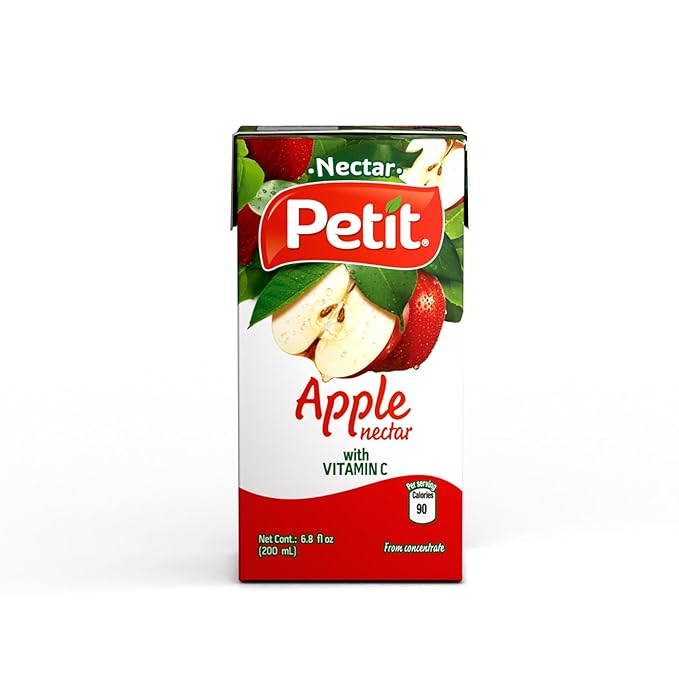Petit Apple Nectar, 200 ml (Pack of 24) ??Refreshing Fruit Beverage